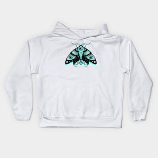 third eye moth Kids Hoodie